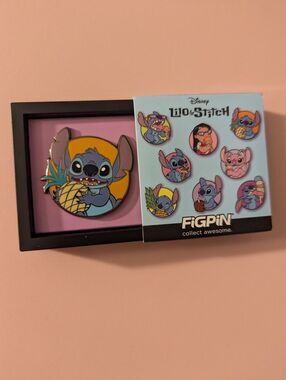Disney Lilo & Stitch Pineapple Stitch Figpin Mystery Mini Enamel Pin-New